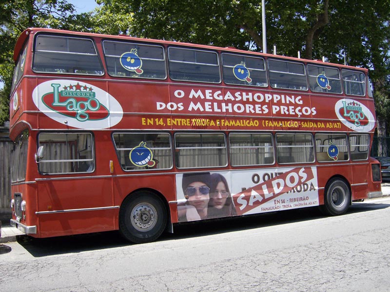 AUTOCARRO CLASSICO LEYLAND ATLANTEAN DA ROADSHOWBUS AO SERVIÇO DO LAGO DISCOUNT