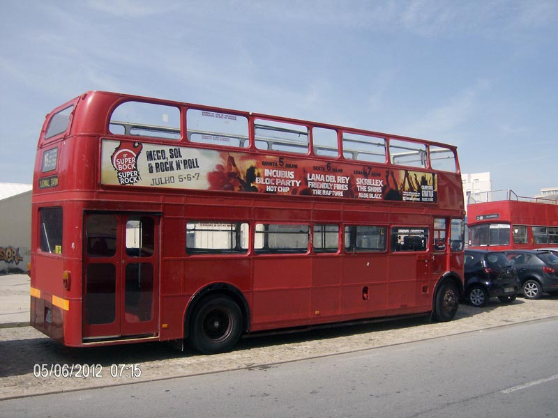 AUTOCARRO LONDRINO DA ROADSHOWBUS, NO SUPER BOCK , SUPER ROCK