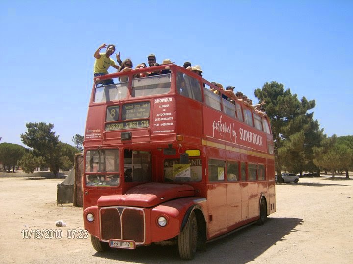 AUTOCARRO DA ROADSHOWBUS NO SUPER BOCK SUPER ROCK NA PRAIA DO MECO